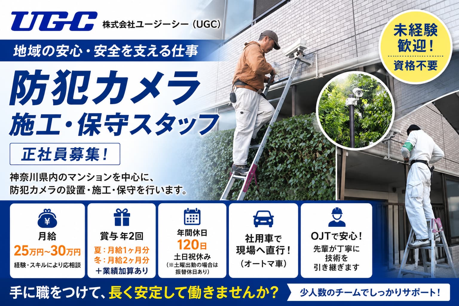 本社の正社員 施工・保守 村岡地区求人イメージ