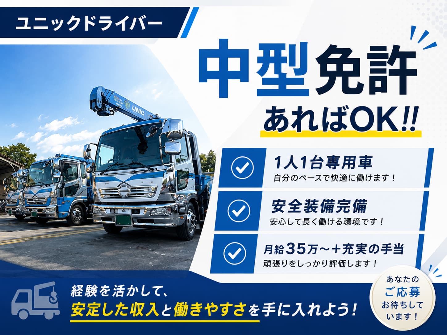 有限会社森運輸の正社員 送迎・運送 遠藤地区の求人情報イメージ1